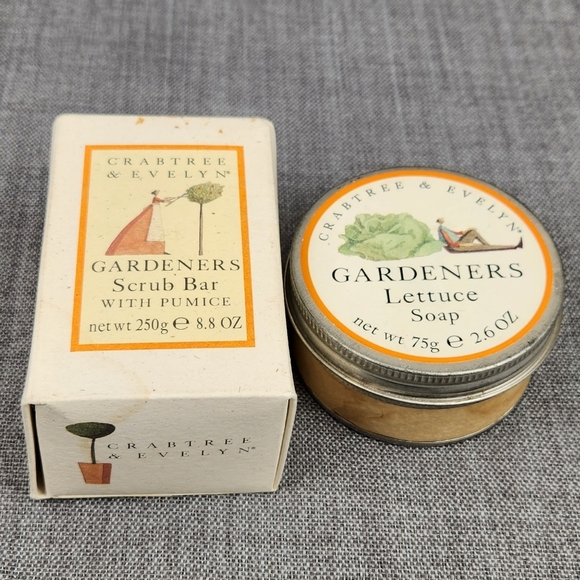 Crabtree & Evelyn Gardeners Soap and Scrub Set - Picture 1 of 4